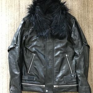 Leather Helmut Lang Astro Biker Jacket
